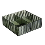 vetta органайзер для ванной комнаты, пластик, 16,5x16,5x5,5 см от магазина Барс