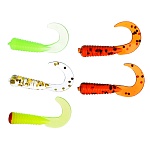 azor fishing приманка мягкая k.good , силикон, 3см, 20шт. в уп, 5 цветов