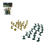 игроленд игровой набор солдатиков, 36 шт, pp, 18х5х24 см интернет-магазин «Барс»