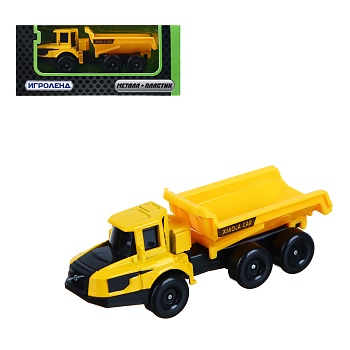 игроленд машинка "спецтехника", металл, пластик, 7,6x2,5x2,7см, 5 дизайнов