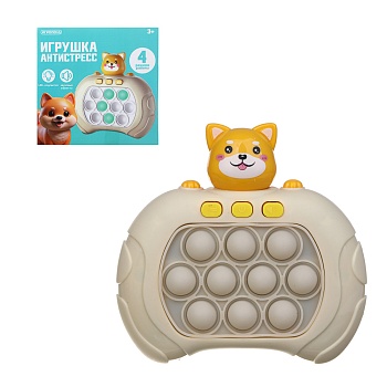игроленд игрушка-антистресс головоломка, 3хaaa, pp, 12,8х12,6х5,6см, 6 видов