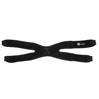 суппорт-фиксатор x-образный на колено тм by sport, 45x27см, нейлон 22%, лайкра 22%, неопрен 56%