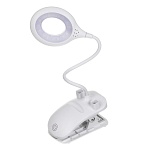forza лампа настольная, 16 led, питание usb, с зажимом, кабель 1.5м, 1200lux, аккум.1200мач, белая от магазина Барс