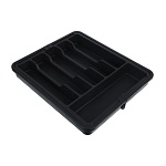 подставка для столовых приборов, раздвигающаяся, тм vetta, пластик, 37х33 см от магазина Барс