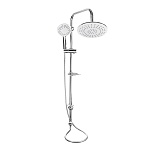 rain душевая система с верхним душем 1 режим, ручной душ 5 режимов, хром