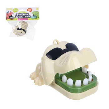 игроленд мини игра "веселые зубастики", abc, ,8,5х6х6см, 8 дизайнов