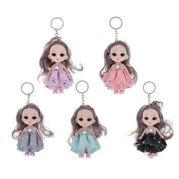 кукла 10 см с подвесом, pvc, pp, тм игроленд, 3+