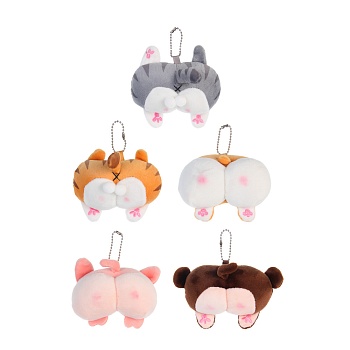 брелок-подвес мягкий "повернуська", 10 см, полиэстер, металл, 5 видов, тм игроленд