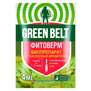 препарат от вредителей фитоверм, 4 мл green belt от магазина Барс