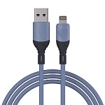 by кабель для зарядки карнавал ip, 1м, 2.4а, фиолетовый от магазина Барс