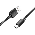 кабель для зарядки usb(a)-type c hoco. модель x96 hyper, 27вт, 1 м, черный