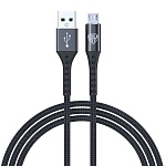 by кабель для зарядки адреналин micro usb, 1м, 3а, быстрая зарядка qc 3.0, черный от магазина Барс