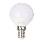 лампа светодиодная by шар g45 7 вт, e14, 630 лм, 3000 k, 175-265 в, ra>80, irf <5%,ic, 2 года гар. от магазина Барс