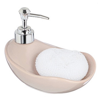vetta диспенсер для моющего средства с губкой "kitchen bath"