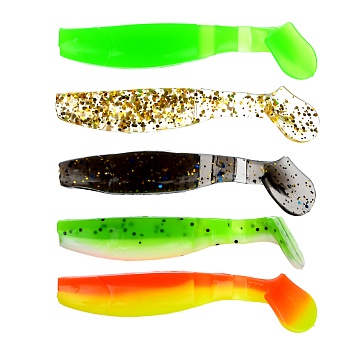 azor fishing приманка мягкая trendex minnow, силикон, 8см, 5шт. в уп, 5 цветов