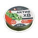 Шнур плетеный "АКТИВ X8" тм AZOR FISHING, 0,25мм, 22,7кг, 135м