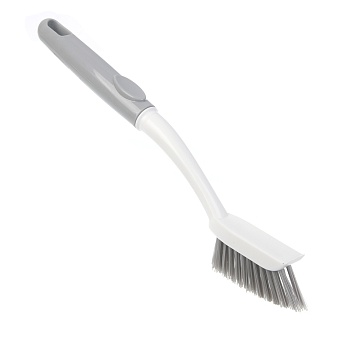 щетка для труднодоступных мест, тм vetta, 27 см, анатомич.ручка, полипропилен, полиэтилентерефталат