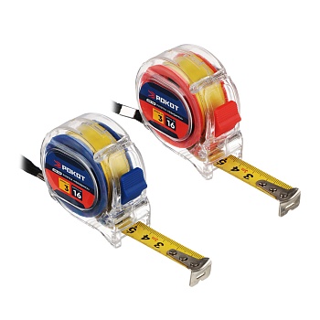 рокот рулетка 3м*16мм "невидимка"