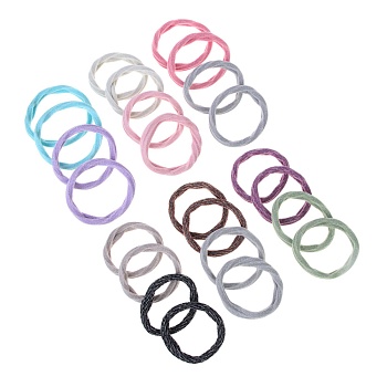 юниlook резинки для волос, 4шт, полиэстер, 5,5см, 6 цветов, acs-05