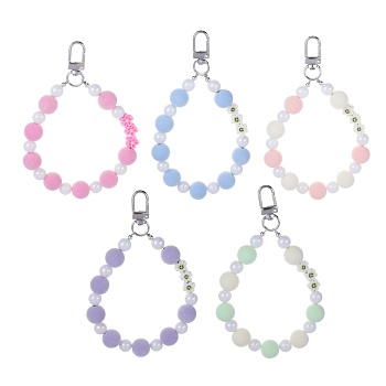 ladecor подвеска-брелок, пластик, 6 цветов, 13см