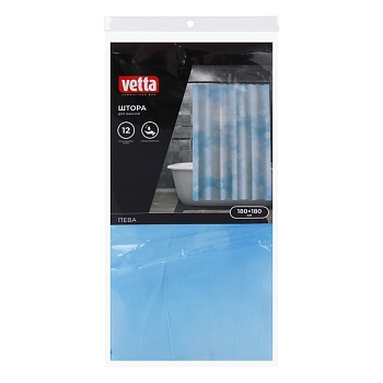 vetta шторка для ванной, пева, 12 г/м2, 180x180 см, мрамор, 609 от магазина Барс