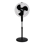 вентилятор напольный тм leben 45вт, 3 скорости, диаметр 43см, 220в, черный интернет-магазин «Барс»