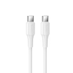 hoco. кабель для зарядки модель x120, 60w с-с 1м, цвет: белый от магазина Барс