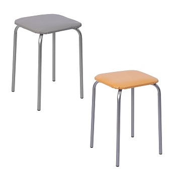 ника табурет квадрат, металл, мдф, мягкое сиденье, h47см, 29x29см, тб2 от магазина Барс