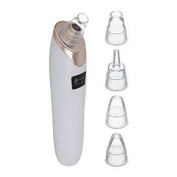 leben аппарат для массажа и чистки пор, 5 насадок, 350мач, белый интернет-магазин «Барс»