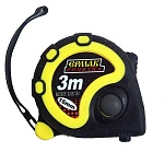рулетка 3мх х16мм, 3 фиксатора, двукомп.корпус ермак