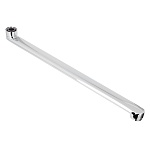 излив смесителя для ванны, плоский прямой, 40см, нерж. сталь