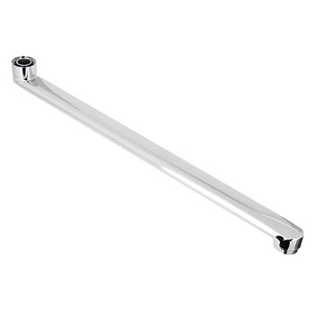 излив смесителя для ванны, плоский прямой, 40см, нерж. сталь