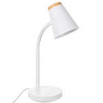 светильник переносной настольный by элеганс,14led, 5вт, 300лм,4000k,230в, кабель 1.6м, пластик,белый от магазина Барс