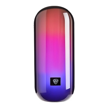 колонка беспроводная by echocore 7вт,подсветка,1800мач, bt5.3, usb, aux,microsd,вшг 19x8x8см, черный от магазина Барс