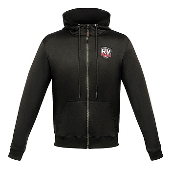 by fighters куртка тренировочная мужская, полиэстер, цвет черный, размер s