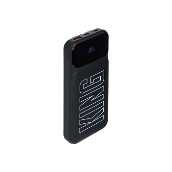 by ф.киркоров аккумулятор мобильный, 10000мач, 3а, встр. кабели ip/type-c/usb, светящийся логотип от магазина Барс