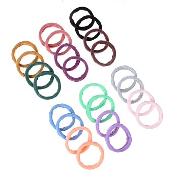 юниlook резинки для волос, 4шт, полиэстер, 5,5см, 6 цветов, acs-06