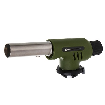 горелка газ. с пьезорозжигом тм by русские супергерои, цанг. захват, шир. сопло, ударопр. 15х4х5,5см