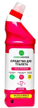 средство чистящее для туалета  san power, 750 мл, /термо