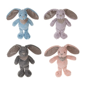игрушка мягкая "зая", полиэстер, игроленд, 3+, 1811-18