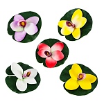 inbloom орхидея декоративная для пруда, пвх, 14см, 5 цветов от магазина Барс