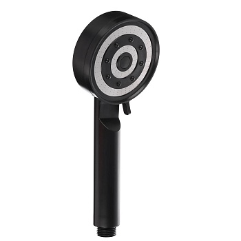 лейка для душа, 5 режимов, 90мм, черный