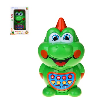игроленд дракоша сказочник, пластик, 18,5х9х12,5 см