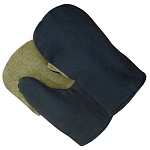 рукавицы утепленные (двойной ватин) с брезентовым наладонником