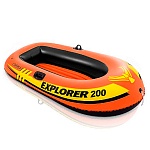 intex лодка надувная explorer 200, 185x94x41см, до 95кг от 6 лет, 58330np