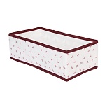 кофр-органайзер для хранения тмvetta черри, 32*15*10 см без крышки