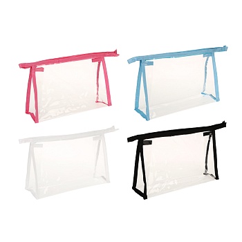 косметичка прямоугольная тм юl, pvc, 27х17х8 см, 4 цвета