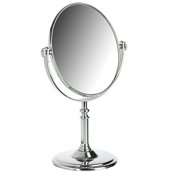 юниlook зеркало настольное, пластик, стекло, 16-17,5x26-28,5см, 3 дизайна