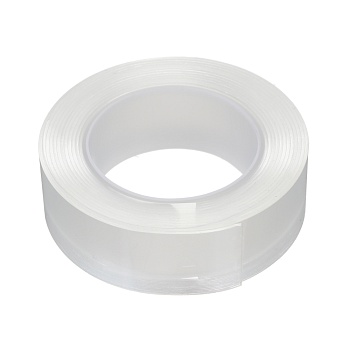 ермак лента двухсторонняя, многоразовая 2м, 20мм