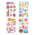 fntastic набор наклеек декоративных, 22x12,5 см, пева, сладости, 4 дизайна